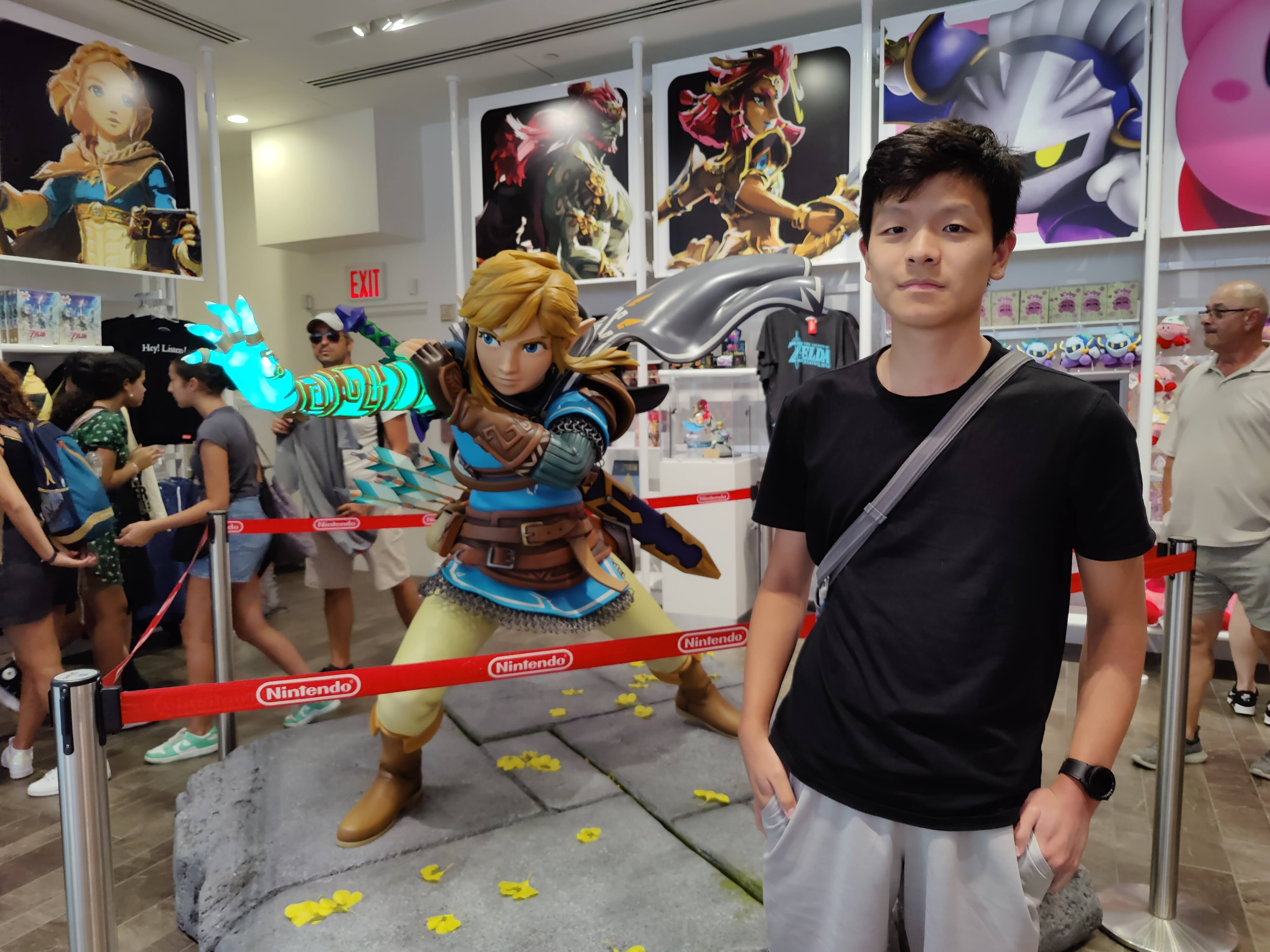 Edward Liu at Nintendo store